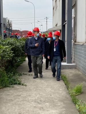 Qian Minghua, Deputy Inspector of the Equipment Industry Department of the Ministry of Industry and Information Technology, visited Changhong Gerun Company for investigation and guidance
